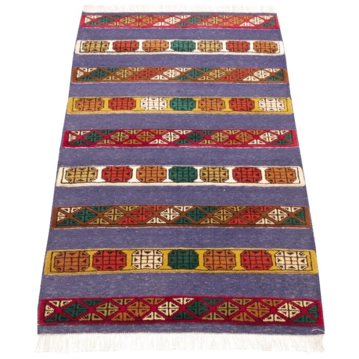 Handmade kilim carpet one meter C Persia Code 171810