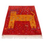 Gabbeh handmade half meter C Persia code 152153