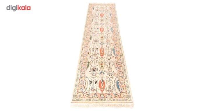 Hand-woven carpet with a length of three and a half meters, Persia Code 102313