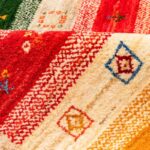 Gabbeh handmade one meter C Persia code 152049