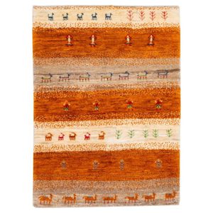 Gabbeh handmade one meter C Persia Code 152044