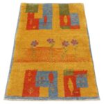 Gabbeh handmade one meter C Persia code 152129