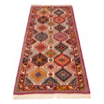 Handmade side carpet two meters long, Persia, code 152096