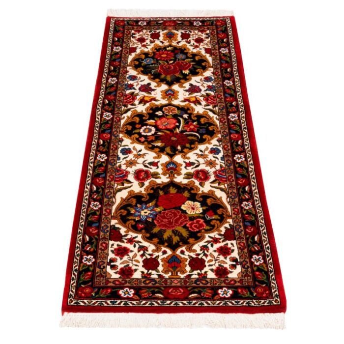 Handmade side carpet two meters long, Persia, code 152101