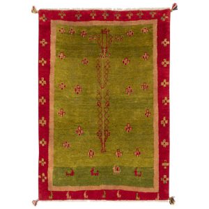Gabbeh handmade and half thirty Persia code 122168