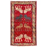 Gabbeh old handmade three meters C Persia code 156008