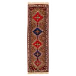 Handmade side carpet two meters long, Persia, code 152100