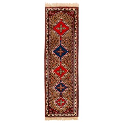 Handmade side carpet two meters long, Persia, code 152100