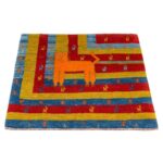 Gabbeh handmade half meter C Persia Code 152054