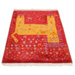 Gabbeh handmade half meter C Persia code 152153