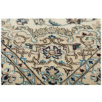 One and a half meter hand-woven carpet, Nain silk flower model, code n543031n