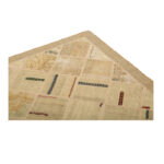 Collage of hand-woven three-meter kilim, embroidered model, code g557349