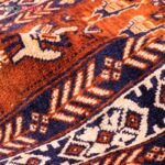 Old handmade carpet two meters C Persia Code 141044