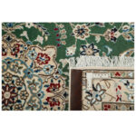 One and a half meter hand-woven carpet, Nain silk flower model, code n543044n