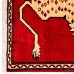 Half meter old handmade carpet of Persia, code 156093