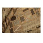 Collage of three-meter hand-woven kilim, embroidered model, code g557342