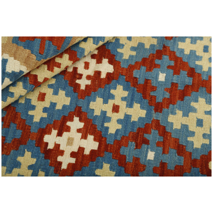 Three-meter hand-woven kilim, Qashqai model, code g567760