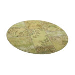 One meter hand-woven carpet collage, embroidered model, code 634r