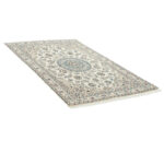 One and a half meter hand-woven carpet, Nain silk flower model, code n543031n