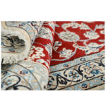 Two-meter hand-woven carpet, Nain silk flower model, code n443083n