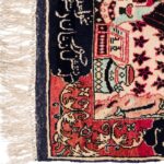 Old half-meter handmade carpet of Persia, code 102253