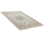 One and a half meter hand-woven carpet, Nain silk flower model, code n543038n