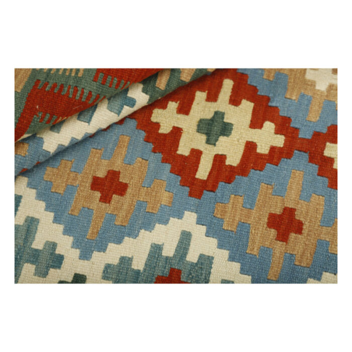 Three-meter hand-woven kilim, Qashqai model, code g567783