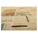 Collage of hand-woven three-meter kilim, embroidered model, code g557349
