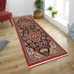 Hand-woven carpet, two meters long, Shahreza model, code a543673