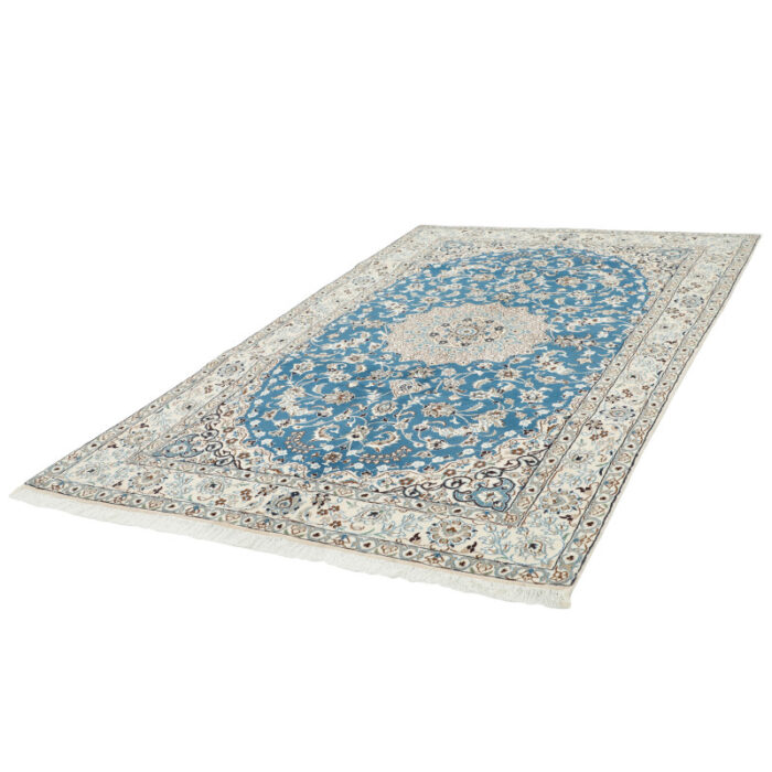 Four-meter hand-woven carpet, Nain silk flower model, code n543070n