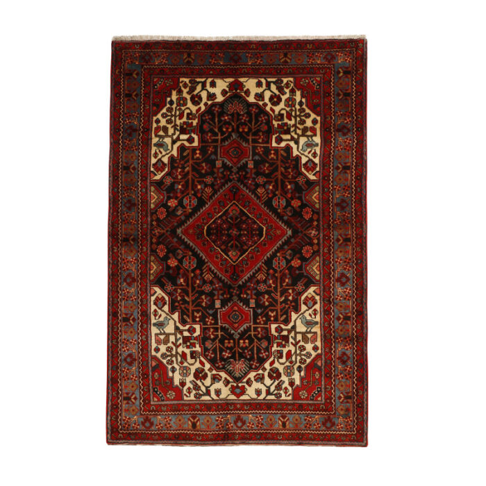 Three and a half meter hand-woven carpet, Nahavand Ilyati model, code 521144r