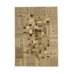 Collage of three-meter hand-woven kilim, embroidered model, code g557342