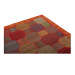 Collage of three-meter hand-woven kilim, embroidered model, code g557343