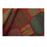 Collage of three-meter hand-woven kilim, embroidered model, code g557343