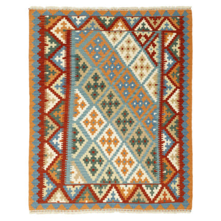 Three and a half meter hand-woven kilim, Qashqai design, code g567794