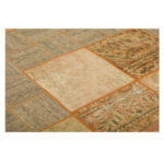 Collage of hand-woven kilim four meters, embroidered model, code g557327
