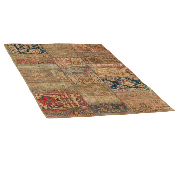 One and a half meter hand-woven carpet collage, embroidered model, code 540942r