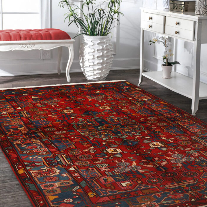 Four-meter hand-woven carpet, model Nahavand Iliati, code 521132r