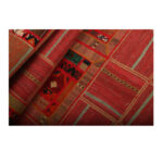 Collage of hand-woven kilim four meters, embroidered model, code g557329