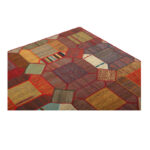 Collage of three-meter hand-woven kilim, embroidered model, code g557341