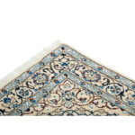 Two-meter hand-woven carpet, Nain silk flower model, code n441104n