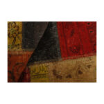 One meter hand-woven carpet collage, embroidered model, code 652r