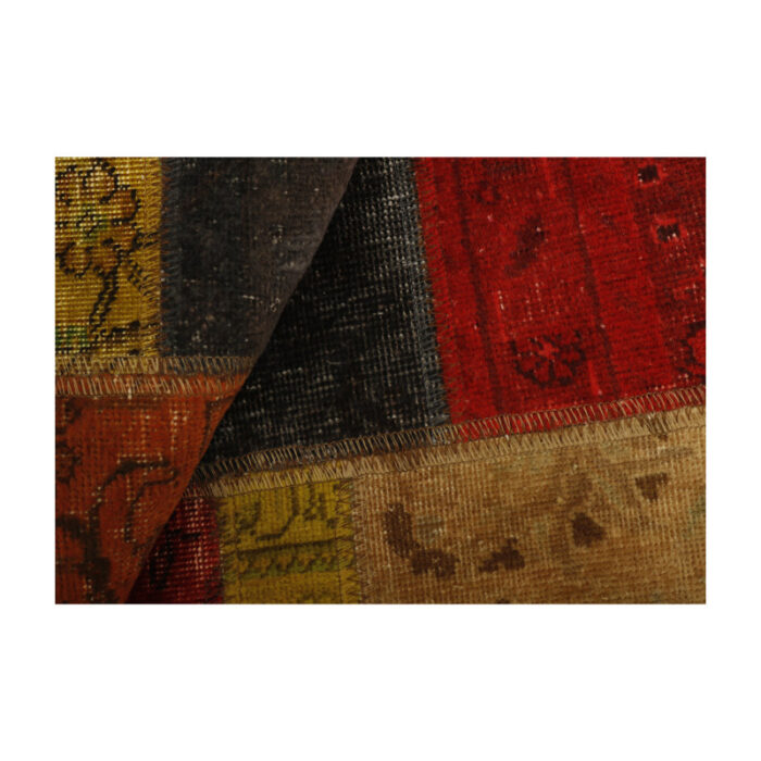 One meter hand-woven carpet collage, embroidered model, code 652r