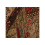 Collage of three-meter hand-woven carpet, embroidered model, code 497r