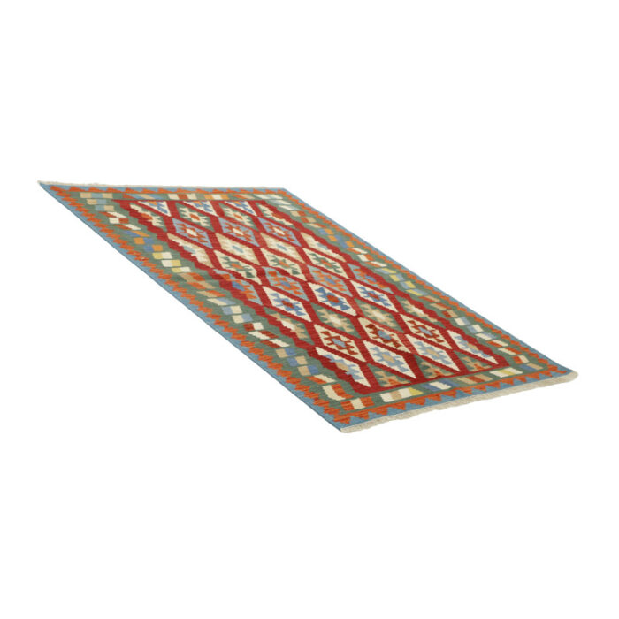 Three-meter hand-woven kilim, Qashqai model, code g56820