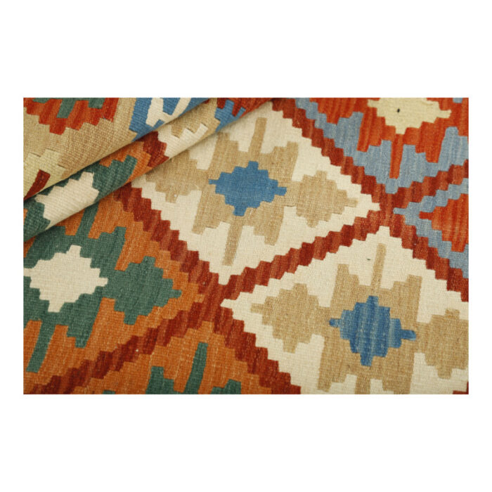 Three and a half meter hand-woven kilim, Qashqai design, code g567808