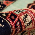 Old half-meter handmade carpet of Persia, code 102253