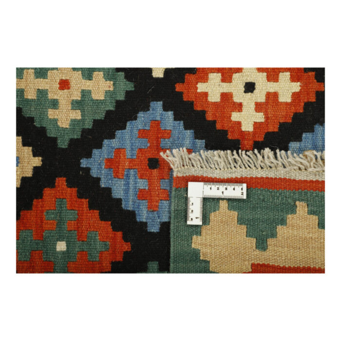 Two-meter hand-woven kilim, Qashqai model, code g567720