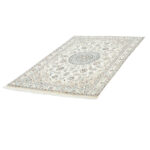 One and a half meter hand-woven carpet, Nain silk flower model, code n543031n