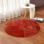 One meter hand-woven carpet collage, embroidered model, code 635r